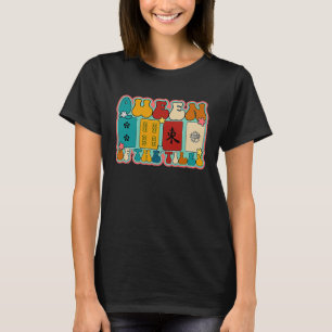 Queen Of The Tiles Mahjong  Mahjong Player Chinese T-Shirt