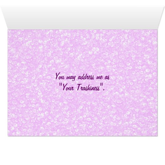 Queen of the Trailerpark (Inside Horizontal (Bottom))