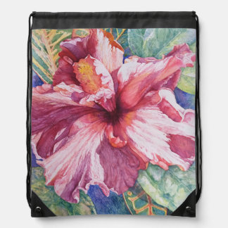 Queen of the Tropics Drawstring Backpack