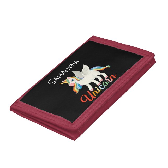 Queen of  the Unicorns  Trifold Wallet (Bottom)