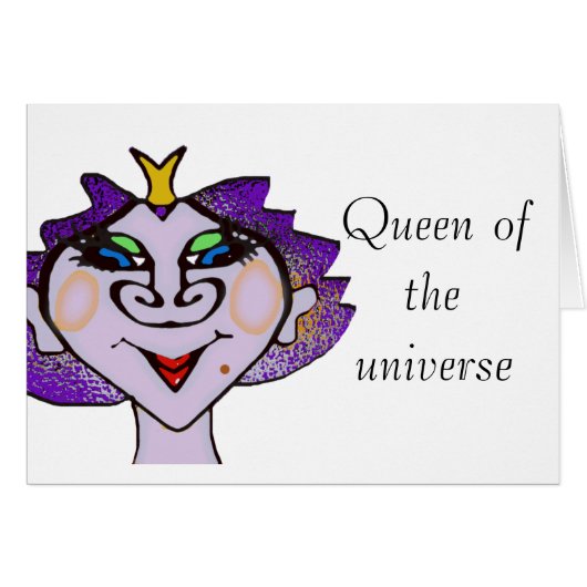 Queen of the universe cards (Front Horizontal)