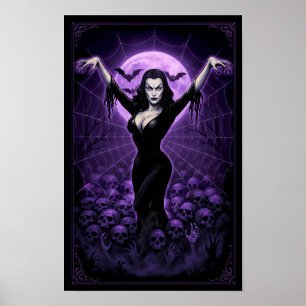 Queen of the Web – Gothic Vampire Poster