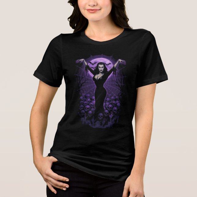 Queen of the Web – Gothic Vampire Shirt (Front)