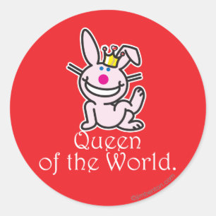 Queen Of The World Classic Round Sticker