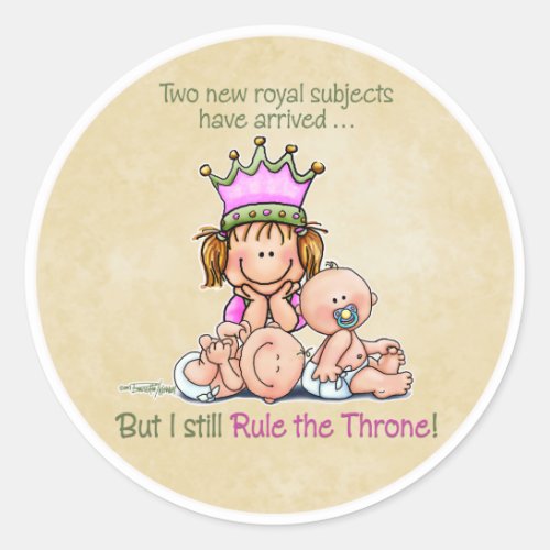 Queen of Twins _ Big Sister stickers