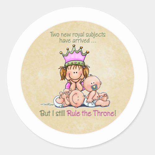 Queen of Twins _ Big Sister stickers