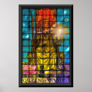 Queen of wands poster