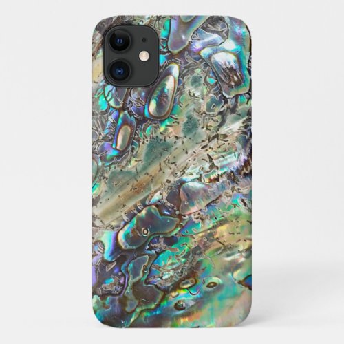 Queen paua shell iPhone 11 case