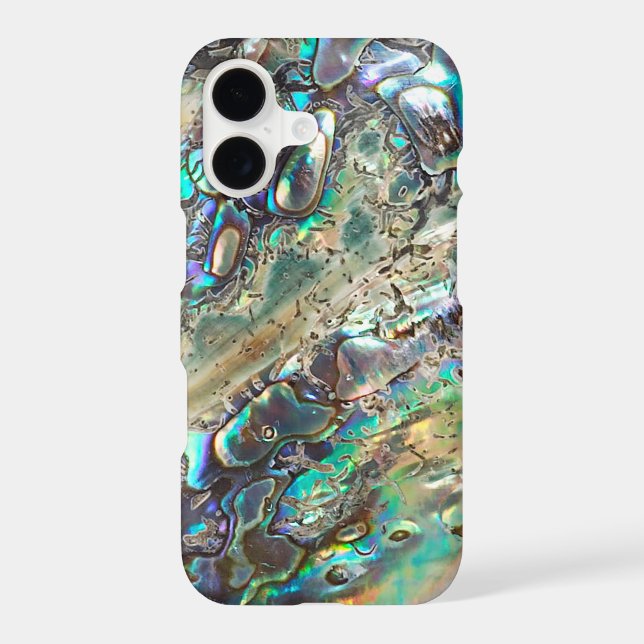 Queen paua shell iphone case (Back)