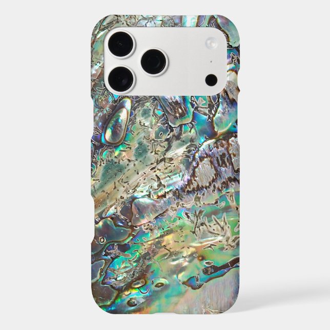 Queen paua shell iphone case (Back)