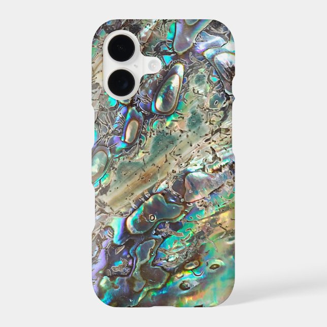 Queen paua shell iphone case (Back)