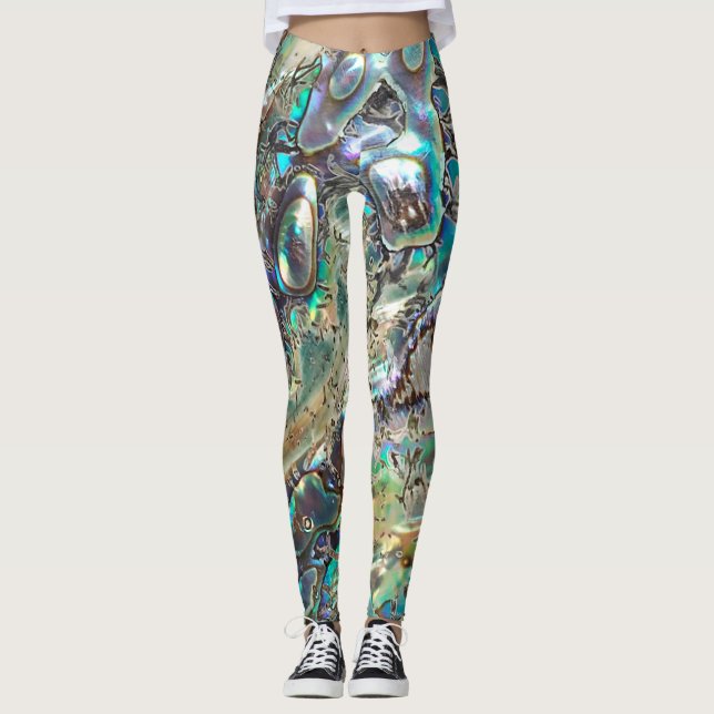 Queen paua shell leggings (Front)