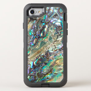 Queen paua shell OtterBox defender iPhone SE/8/7 case