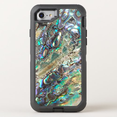 Queen paua shell OtterBox defender iPhone SE87 case