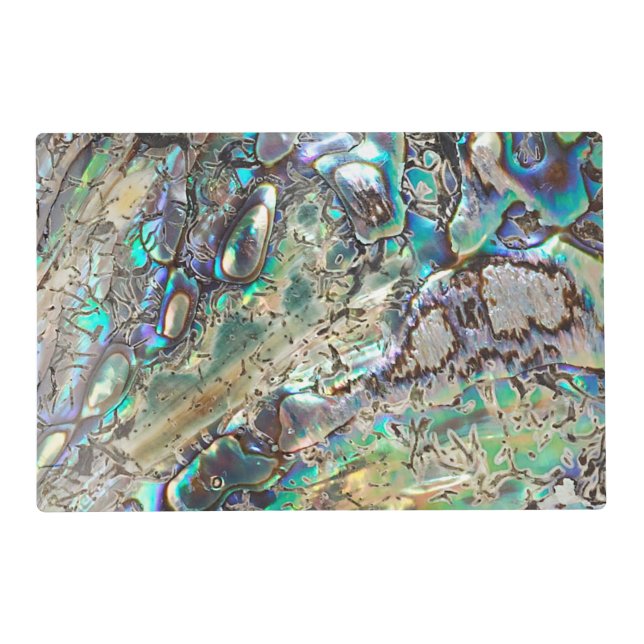 Queen paua shell  placemat (Front)