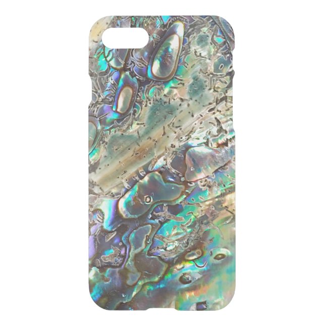 Queen paua shell uncommon iPhone case (Back)