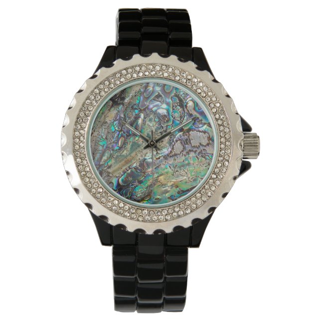 Queen paua shell watch (Front)