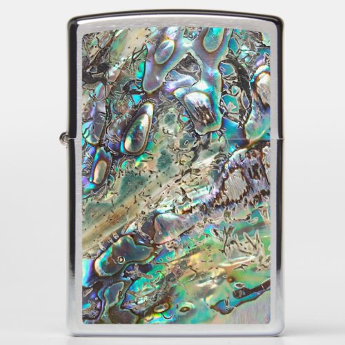 Queen paua shell zippo lighter