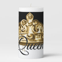 Queen Pillar Candle