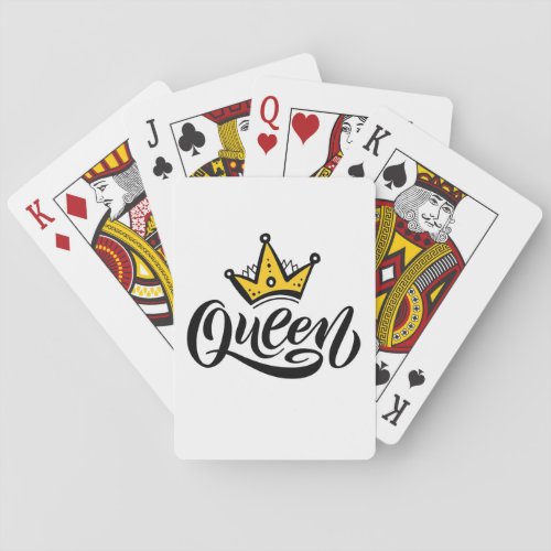 queen poker cards