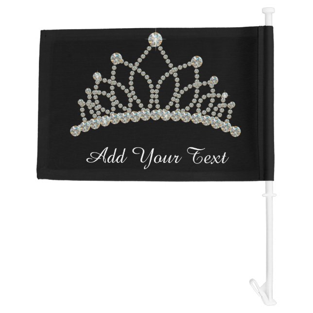 Queen / Princess Car Flag (Back)