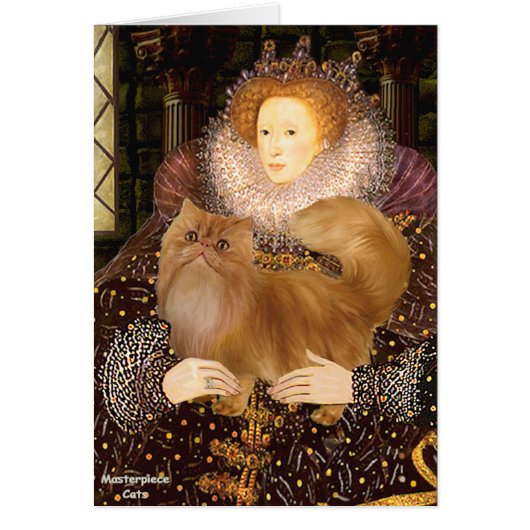 Queen - Red Persian cat (Front)