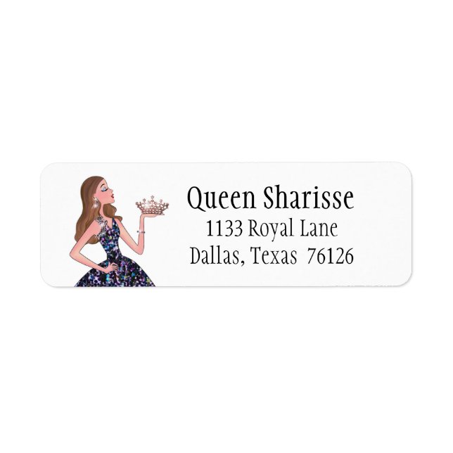 "Queen” Return Address Labels (Front)