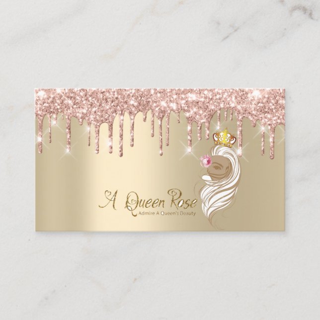 Queen Rose2 Business Card (Front)