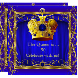 blue and gold birthday party