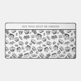 Queen Royalty Vintage Crowns w/Fun Text