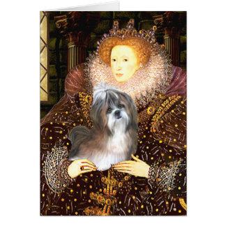 Queen - Shih Tzu 8 (brown-white) Cards