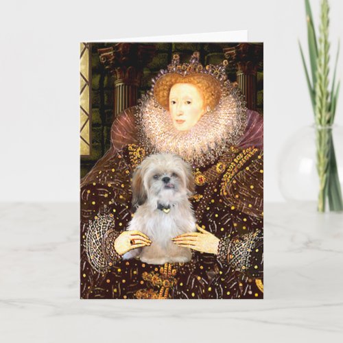 Queen _ Shih Tzu P Card