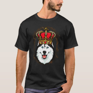 Queen Siberian Husky Dog T-Shirt