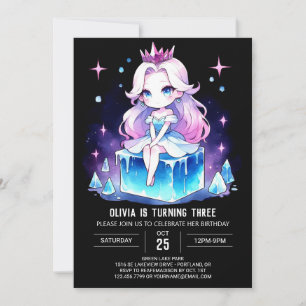 Queen Simple Princess Birthday Invitation