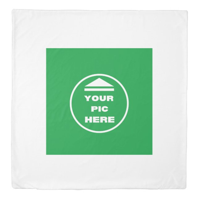 Queen Size Duvet Cover - Add Your Image  (Front)