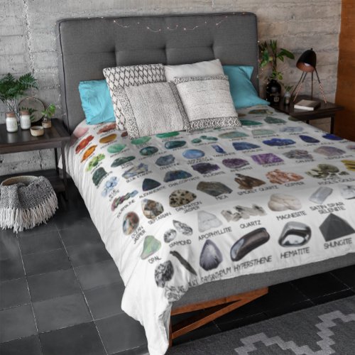 Queen Size Duvet Cover Rainbow Crystal Collection 
