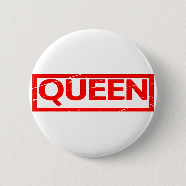 Queen Stamp Button (Front)