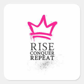 Queen Sticker - Rise, Conquer, Repeat
