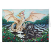 "Queen Takes King" card (Front Horizontal)