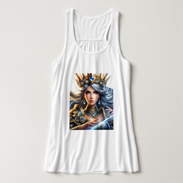 Queen Tank Top (Design Front)