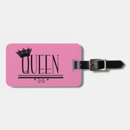QUEEN _ Utterly Fabulous Luggage Tag