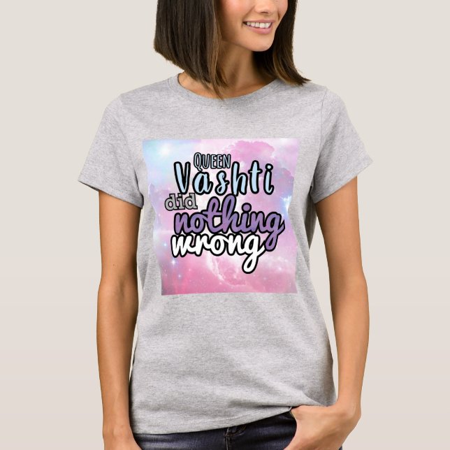Queen Vashti Purim T-Shirt (Front)