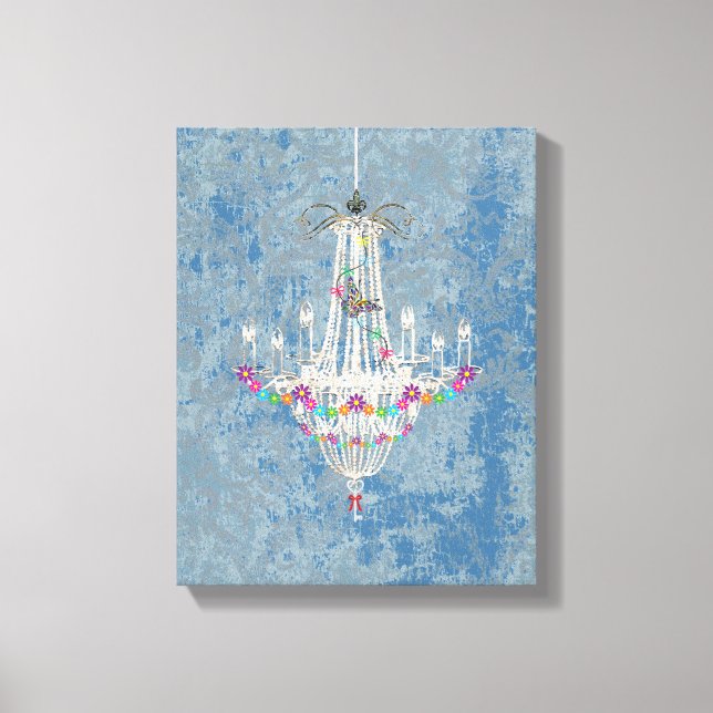 Queen Vibes CHANGE COLOR - Wrapped Canvas Print (Front)