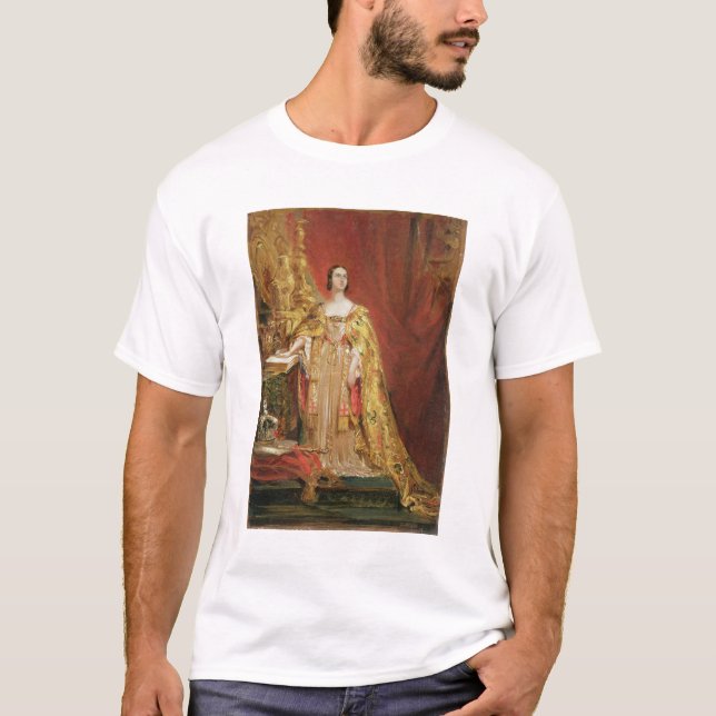 Queen Victoria (1819-1901) Taking the Coronation O T-Shirt (Front)