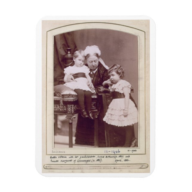 Queen Victoria (1819-1901) with her grandchildren, Magnet (Vertical)