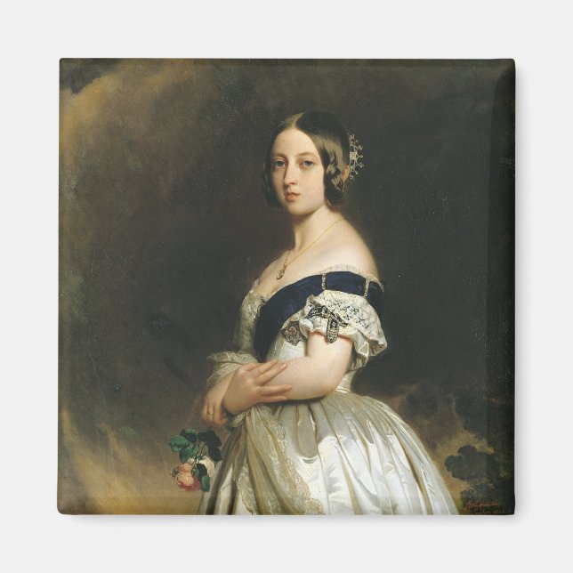 Queen Victoria  1842 Magnet (Front)