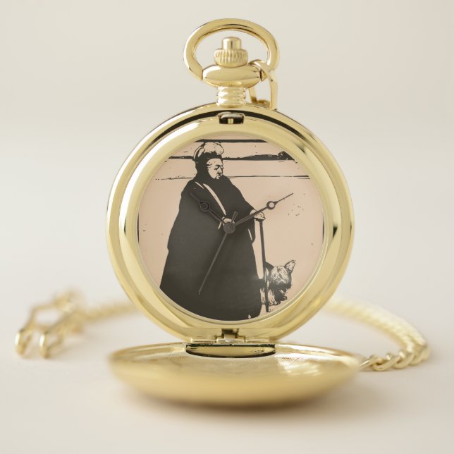 Queen Victoria and dog Pocket Watch (Inside)
