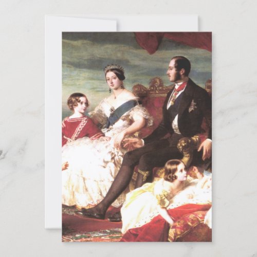 Queen Victoria  And Prince Albert Invitation