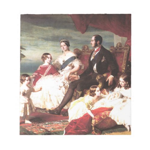 Queen Victoria  And Prince Albert Notepad