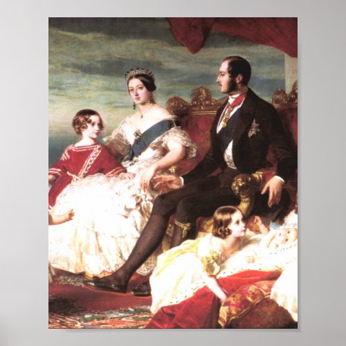 Queen Victoria  And Prince Albert Poster